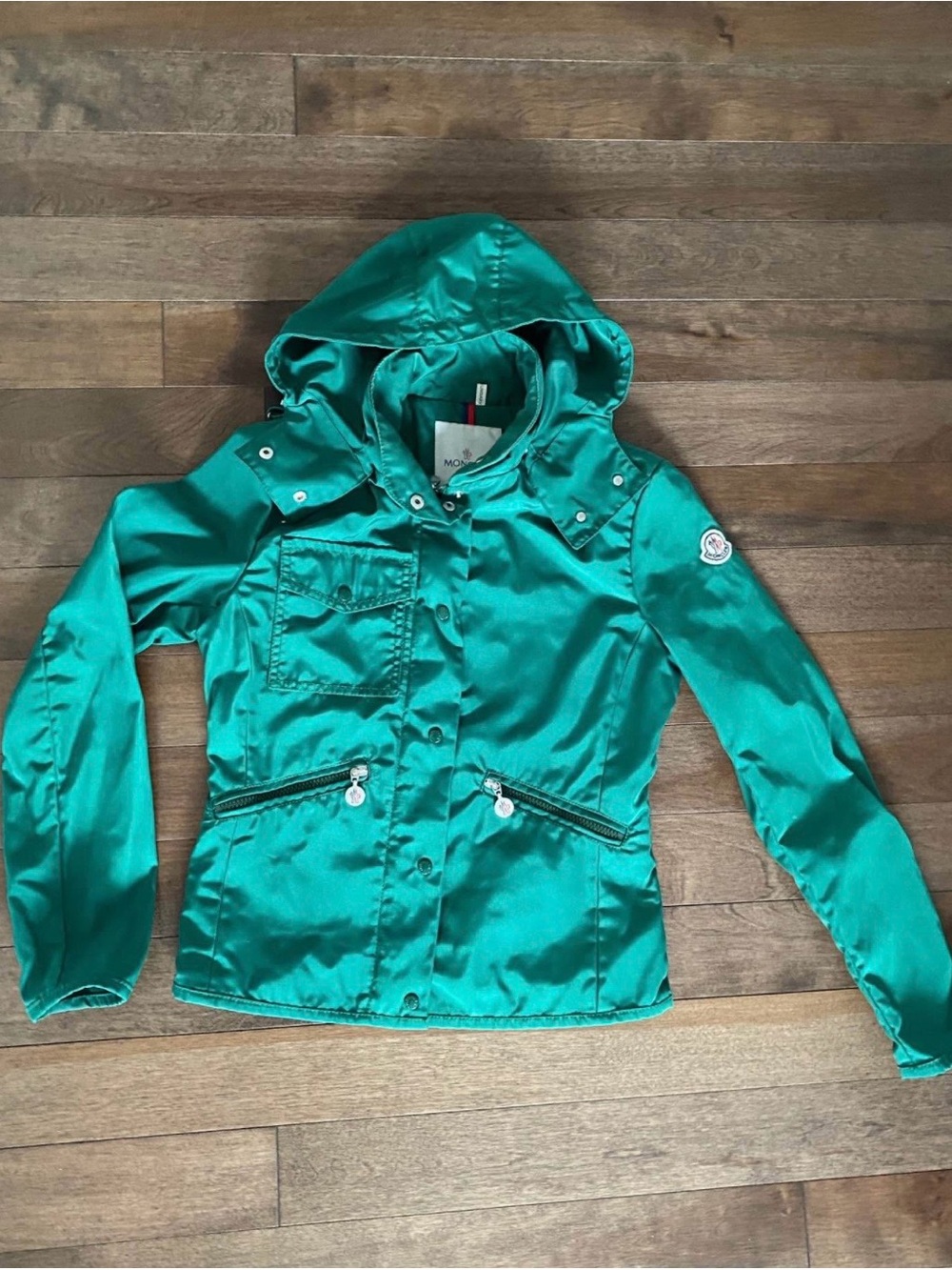 Moncler Forest Green Hooded Jacket